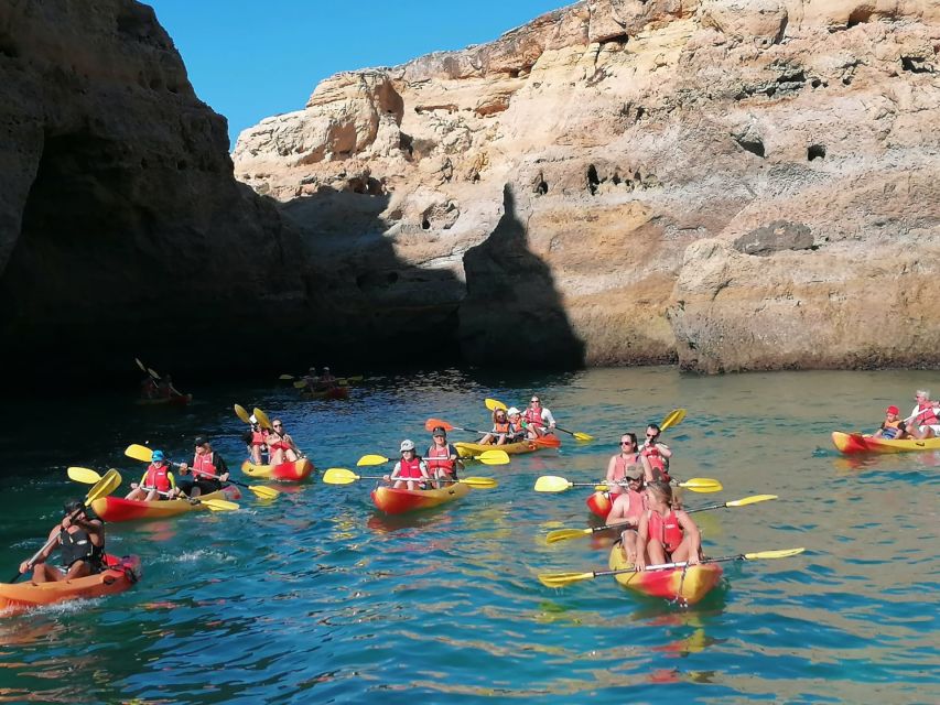 Portimão: Private Benagil Caves Catamaran and Kayak Tour - What the catamaran adds: comfort, toilet access, and easy rests