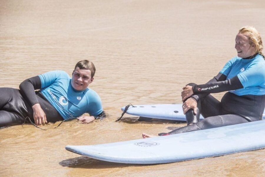 Sagres: Full Day Surfing Lessons - The coaching: certified lifeguards with a teaching mindset