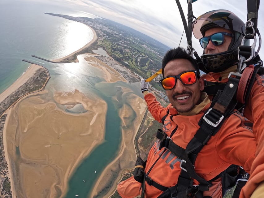 Skydive Algarve: Tandem Skydiving 10.000ft (up to 15.000ft) - Footage within an hour: email plus WhatsApp using AI edits