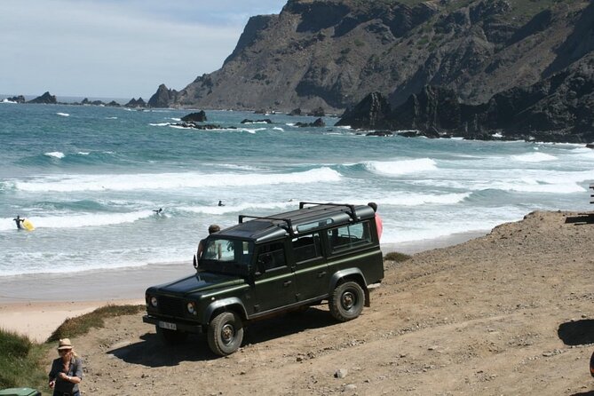 Sunset off-road Algarve Natural Park West Coast secret spot tour - The 4x4 reality check: sharing a vehicle, wind, and comfy clothing