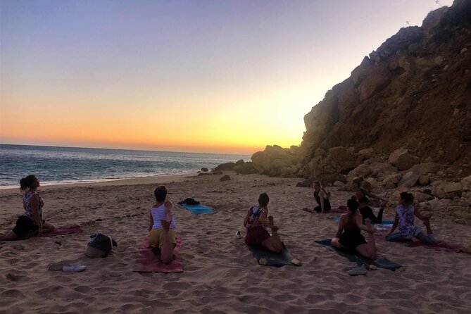 Sunset Yoga at Lagos's beautiful beach by el Sol Lifestyle - Getting to Porto de Mós: the easiest way to start relaxed