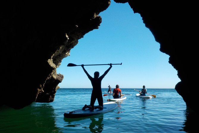 SUP Tour in Algarve Ingrina Caves w/ Snorkeling & Photos Included - SUPing between Ingrina and Barranco caves: the 3-hour rhythm