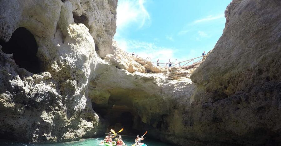 The Algarve: Benagil Cave Kayak Tour - Benagil Cave: domed ceiling, turquoise water, and why kayaks make it different