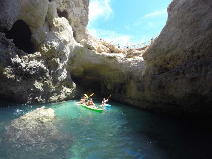 The Algarve: Benagil Cave Kayak Tour - Kayak route along the Algarve: seeing five caves from the water