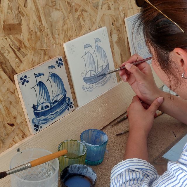 Tile painting workshop in the Algarve - From Classic 17th-Century Designs to Your Own Second Tile