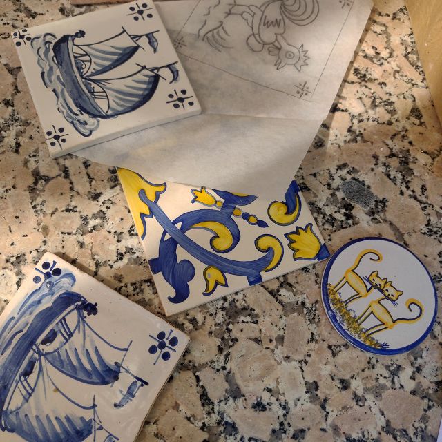 Tile painting workshop in the Algarve - Price and Value: Is $102 Fair for a Kiln-Finished Craft Tile?