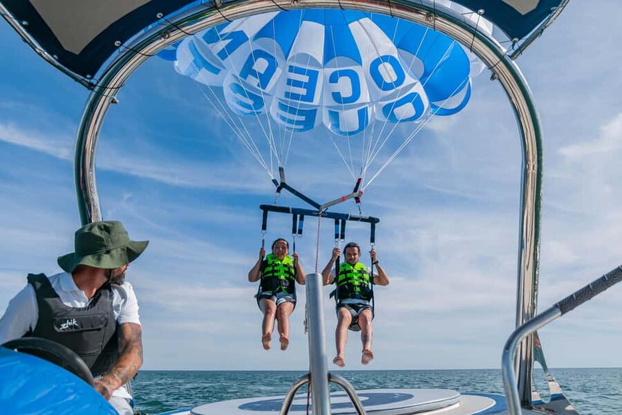 Vilamoura Marina: Parasailing - Vilamoura Marina setup: finding Shop 29 or Kiosk 14