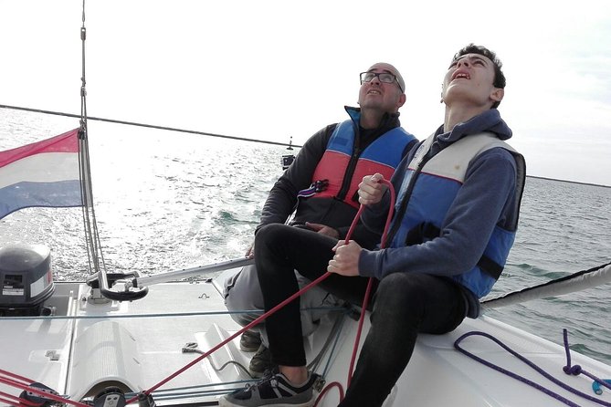 Your first experience Sailing - Private Trip in Ria Formosa - Paulo and the sailing lesson component